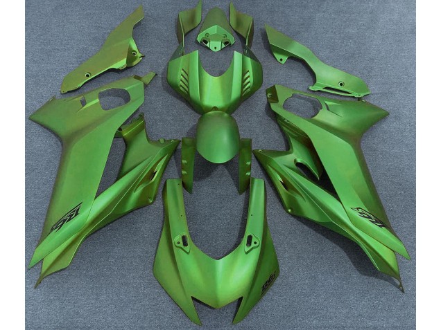Verde Opaco 2017-2021 Yamaha R6 Carene Moto Verde Opaco 2017-2021 Yamaha R6 Carene Moto