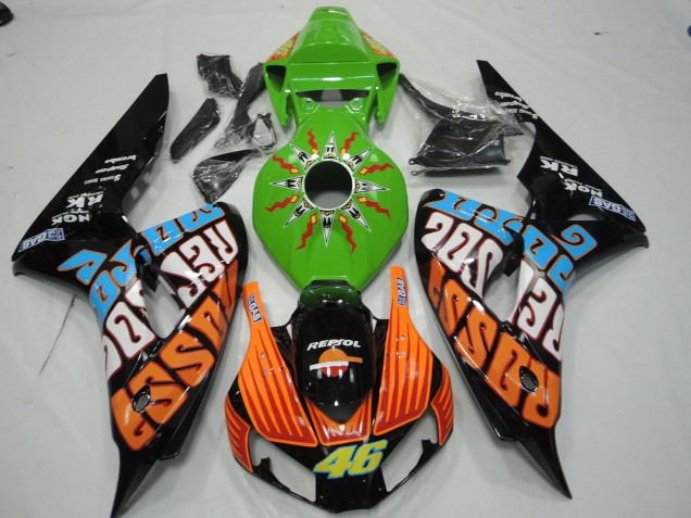 Verde Rossi 2006-2007 Honda CBR1000RR Carene Moto Verde Rossi 2006-2007 Honda CBR1000RR Carene Moto