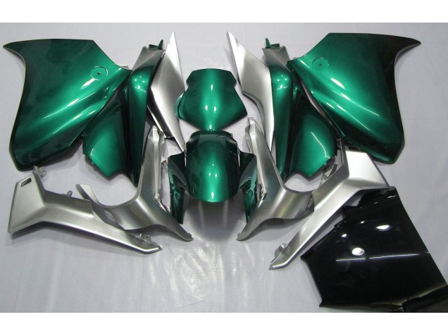 Verde Schiuma Di Mare & Argento 2010-2013 Honda VFR1200 Carene Moto Verde Schiuma Di Mare & Argento 2010-2013 Honda VFR1200 Carene Moto