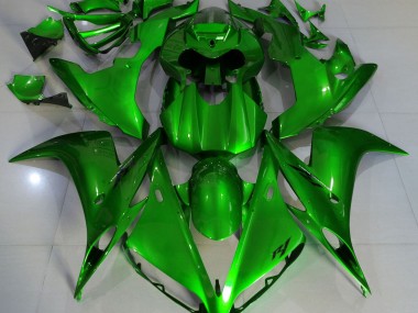 Verde Scuro 2004-2006 Yamaha R1 Carene Moto