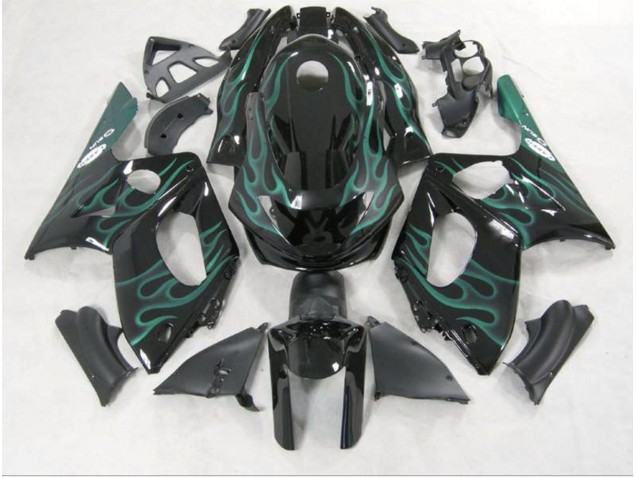 Verde Smeraldo Fiamma 1998-2007 Yamaha YZF600 Carene Moto Verde Smeraldo Fiamma 1998-2007 Yamaha YZF600 Carene Moto