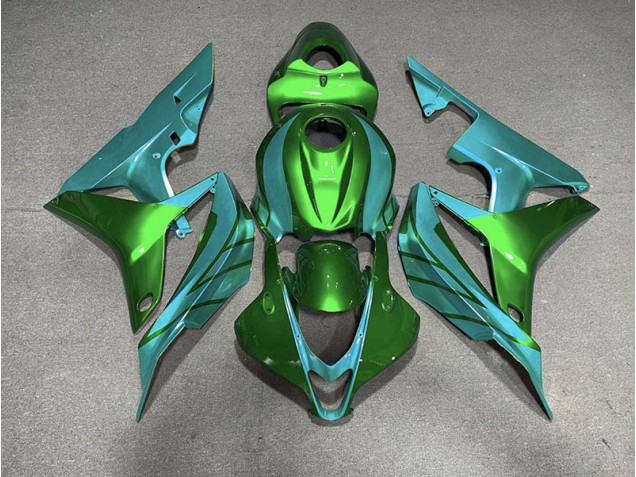 Verde & Verde Acqua 2007-2008 Honda CBR600RR Carene Moto Verde & Verde Acqua 2007-2008 Honda CBR600RR Carene Moto