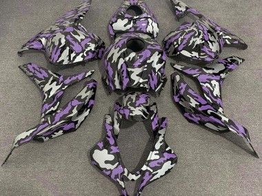 Viola & Argento Camo 2009-2012 Honda CBR600RR Carene Moto
