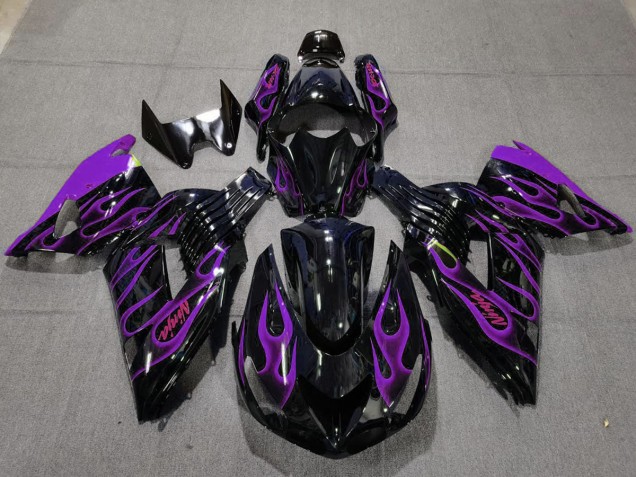 Viola Fiamma 2006-2011 Kawasaki ZX14R Carene Moto Viola Fiamma 2006-2011 Kawasaki ZX14R Carene Moto