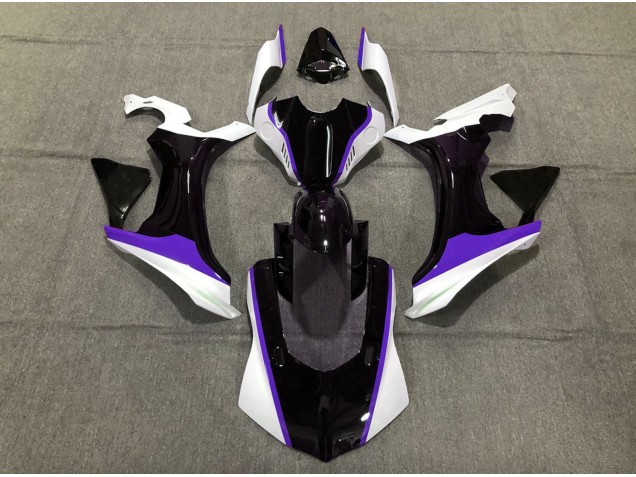 Viola In Bianco & Nero 2015-2019 Yamaha R1 Carene Moto Viola In Bianco & Nero 2015-2019 Yamaha R1 Carene Moto