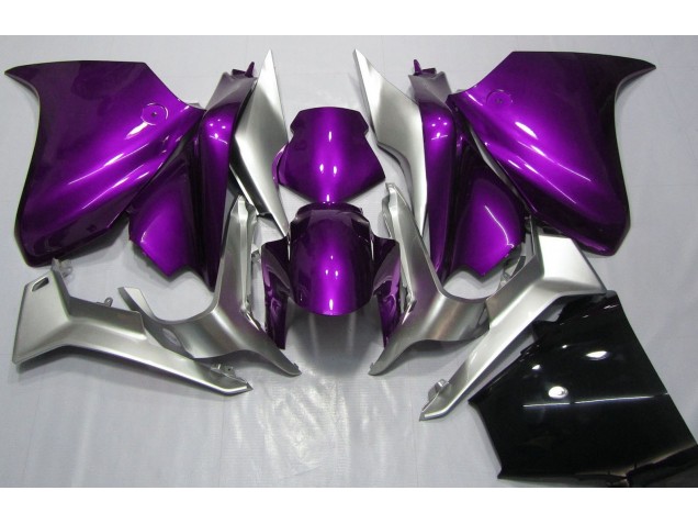 Viola Intenso & Argento 2010-2013 Honda VFR1200 Carene Moto Viola Intenso & Argento 2010-2013 Honda VFR1200 Carene Moto