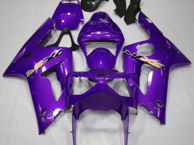 Viola Lucido 2003-2004 Kawasaki ZX6R Carene Moto
