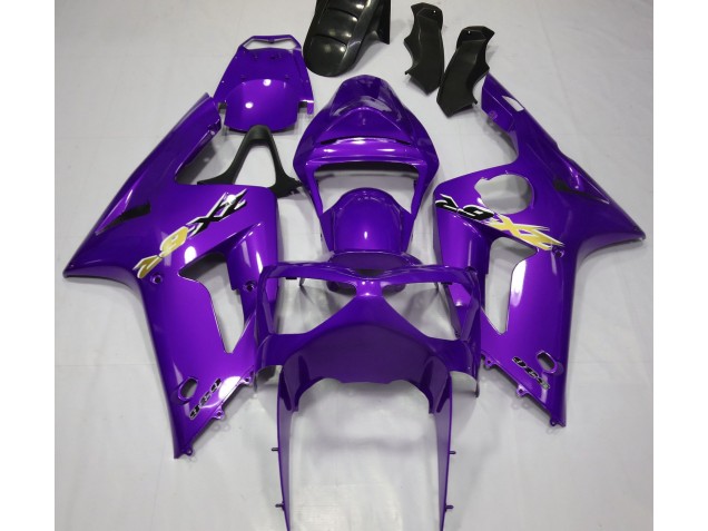 Viola Lucido 2003-2004 Kawasaki ZX6R Carene Moto Viola Lucido 2003-2004 Kawasaki ZX6R Carene Moto