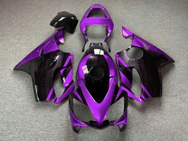 Viola Lucido & Nero 2001-2003 Honda CBR600 F4i Carene Moto