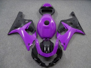 Viola Lucido & Nero 2001-2003 Suzuki GSXR 600-750 Carene Moto