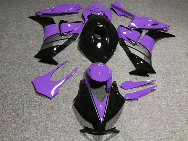 Viola Lucido Nero & Grigio 2012-2016 Honda CBR1000RR Carene Moto Viola Lucido Nero & Grigio 2012-2016 Honda CBR1000RR Carene Moto