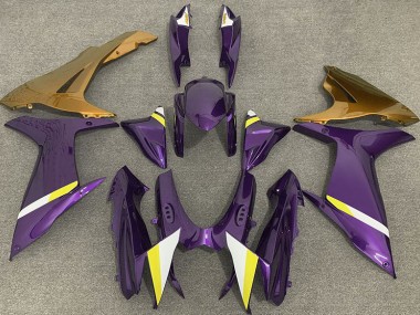 Viola Lucido & Oro 2011-2024 Suzuki GSXR 600-750 Carene Moto