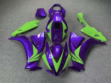 Viola Lucido & Verde 2012-2016 Honda CBR1000RR Carene Moto
