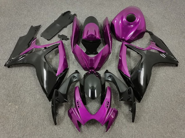 Viola & Nero 2006-2007 Suzuki GSXR 600-750 Carene Moto Viola & Nero 2006-2007 Suzuki GSXR 600-750 Carene Moto