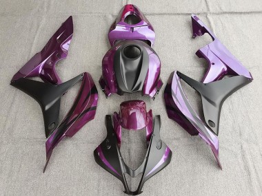 Viola & Nero Opaco 2007-2008 Honda CBR600RR Carene Moto