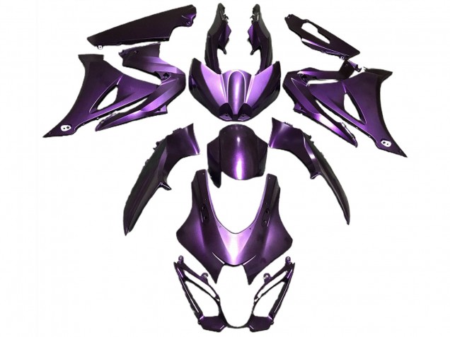 Viola Opaco 2017-2023 Suzuki GSXR 1000 Carene Moto Viola Opaco 2017-2023 Suzuki GSXR 1000 Carene Moto