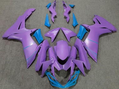 Viola Opaco & Blu 2011-2024 Suzuki GSXR 600-750 Carene Moto