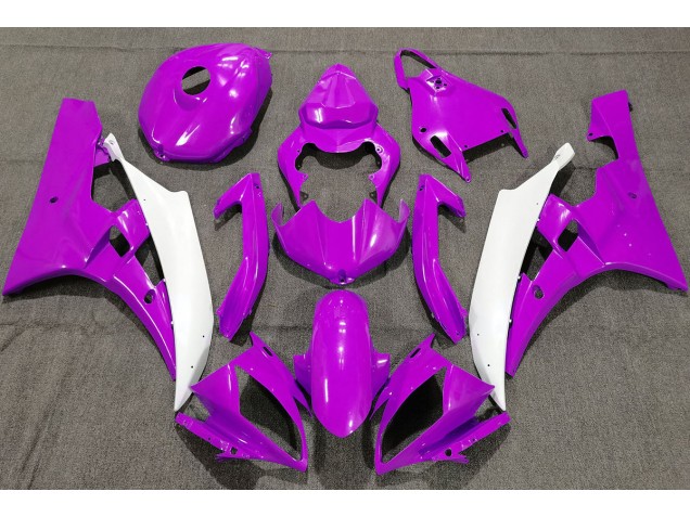 Viola Perlato 2006-2007 Yamaha R6 Carene Moto Viola Perlato 2006-2007 Yamaha R6 Carene Moto
