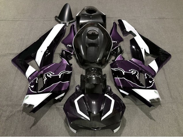 Viola Personalizzato Fibra Di Carbonio Toro 2013-2023 Honda CBR600RR Carene Moto Viola Personalizzato Fibra Di Carbonio Toro 2013-2023 Honda CBR600RR Carene Moto