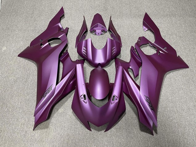 Viola Scuro Opaco 2017-2021 Yamaha R6 Carene Moto Viola Scuro Opaco 2017-2021 Yamaha R6 Carene Moto
