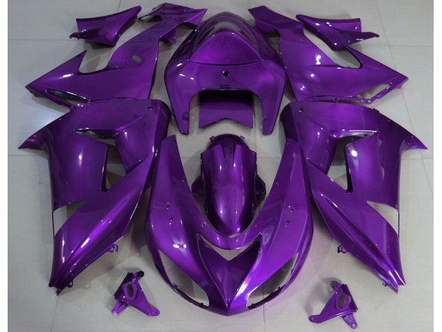 Viola Semplice 2006-2007 Kawasaki ZX10R Carene Moto Viola Semplice 2006-2007 Kawasaki ZX10R Carene Moto