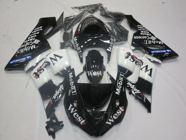 West 2005-2006 Kawasaki ZX6R Carene Moto West 2005-2006 Kawasaki ZX6R Carene Moto