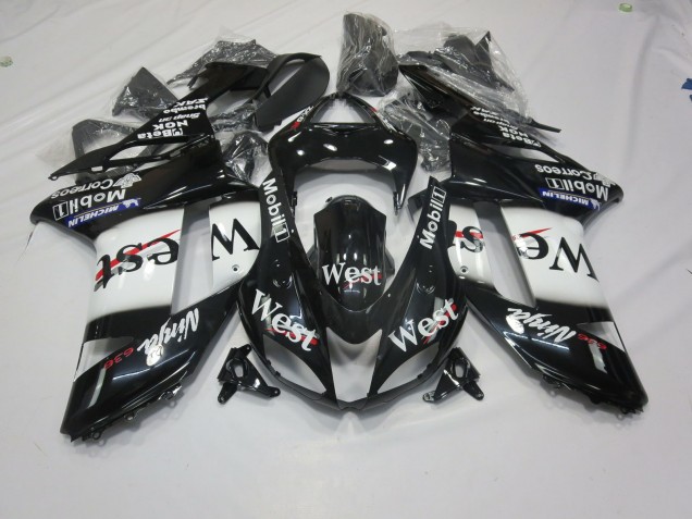 West 2007-2008 Kawasaki ZX6R Carene Moto West 2007-2008 Kawasaki ZX6R Carene Moto