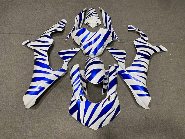 Zebra Blu 2015-2019 Yamaha R1 Carene Moto Zebra Blu 2015-2019 Yamaha R1 Carene Moto